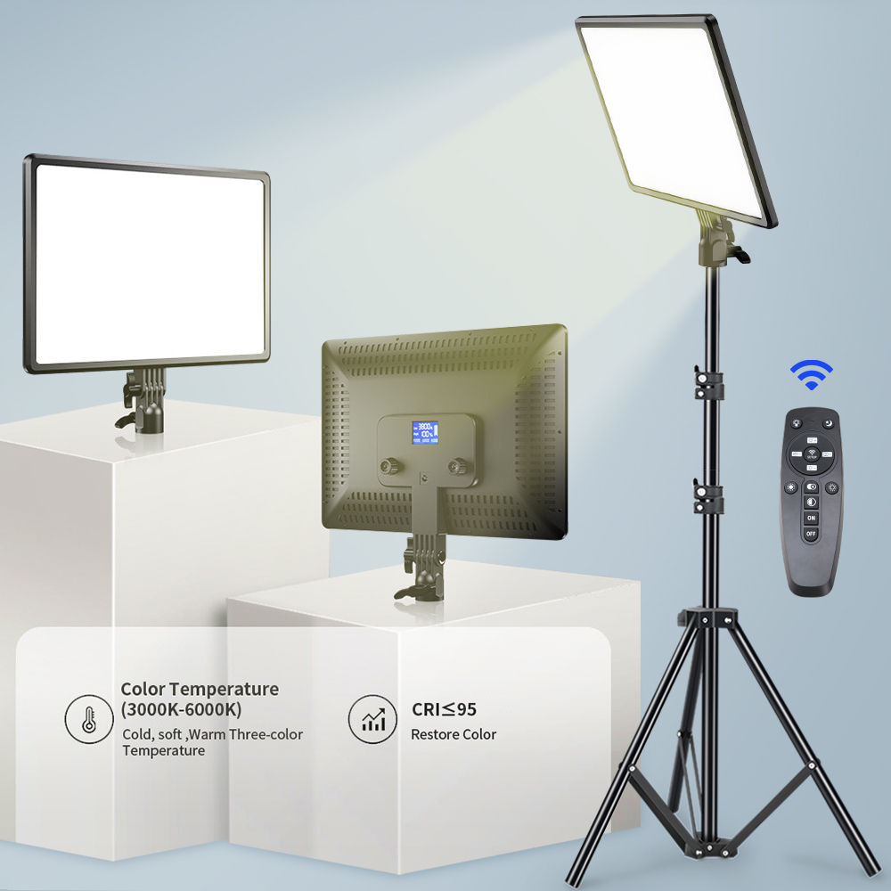 Photography Lighting Styles - 10/14인치 LED 비디오 라이트 패널 라이브