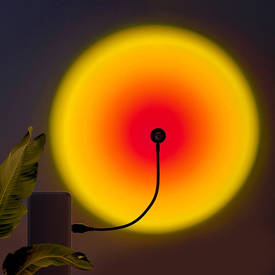 Photography Lighting Home - 1x USB 일몰 램프 LED 레인보우