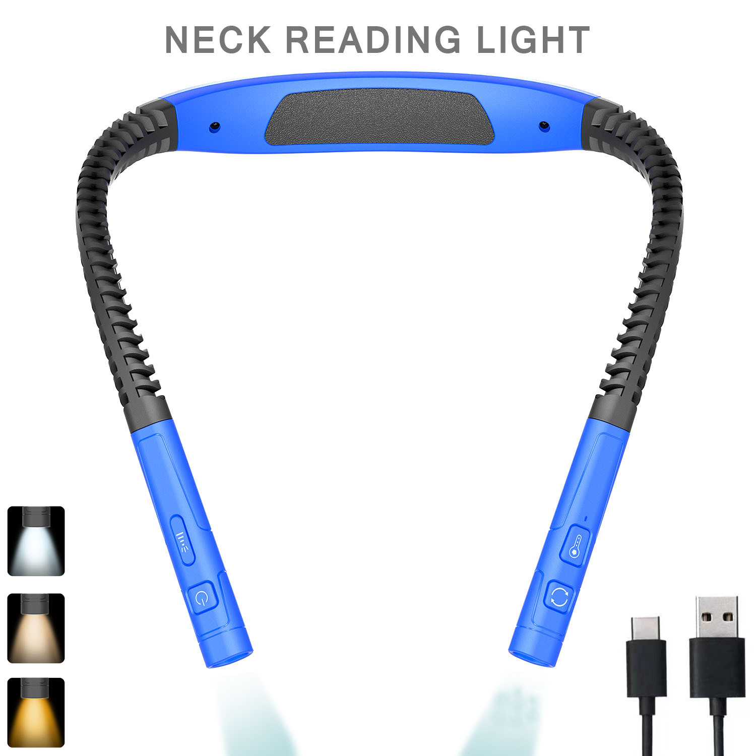 Photography Lighting Book - LED 목 독서등 충전식 유연한 독서
