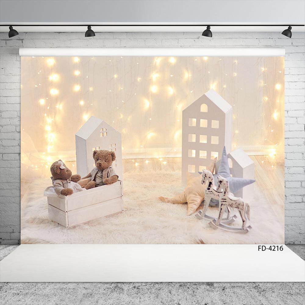 Photography Lighting Home - 크리스마스 빛 문자열 장난감 곰 말