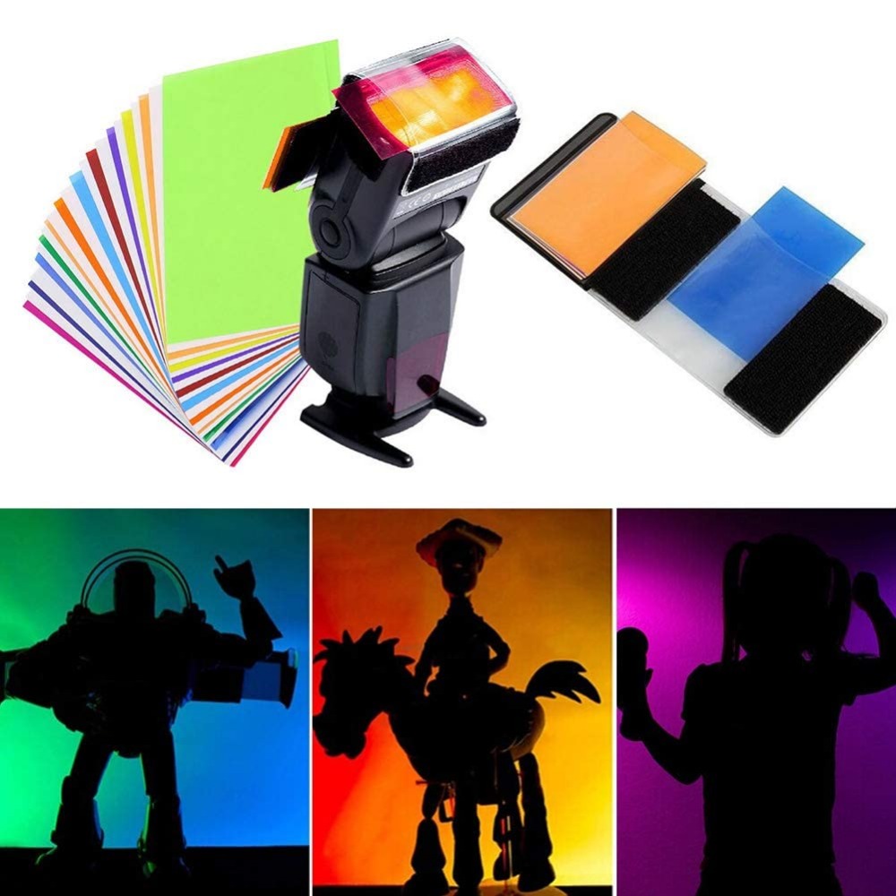 Photography Lighting For Products - 12색 카메라 플래시 젤 조명 필터