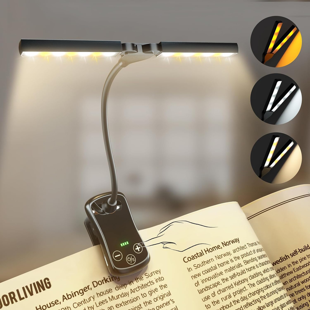 Photography Lighting Book - 책 빛에 14 LED 클립 듀얼