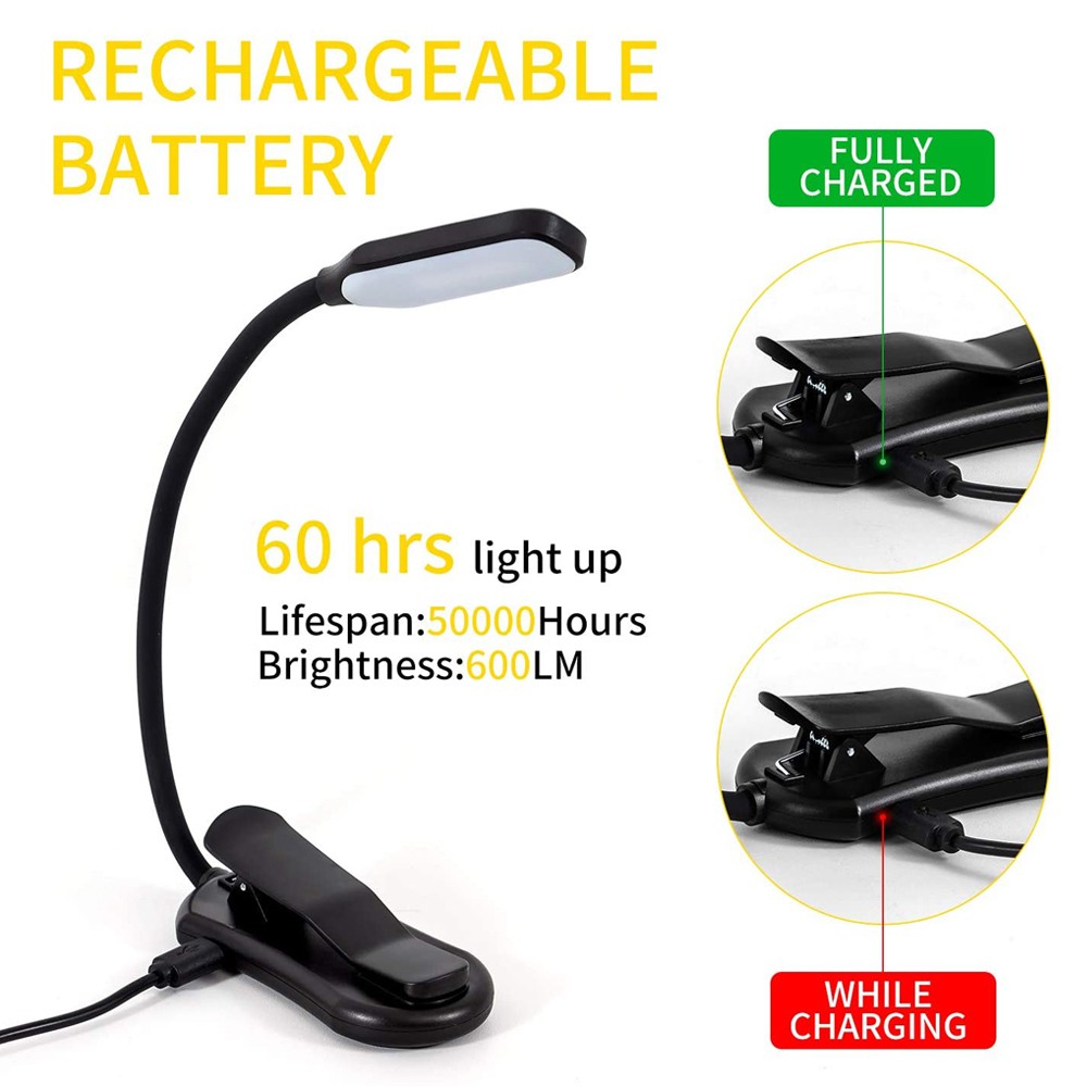 LED 책 빛 USB 충전식 독서 등 3 단계 따뜻한  - Photography Lighting Book 리뷰 및 가격