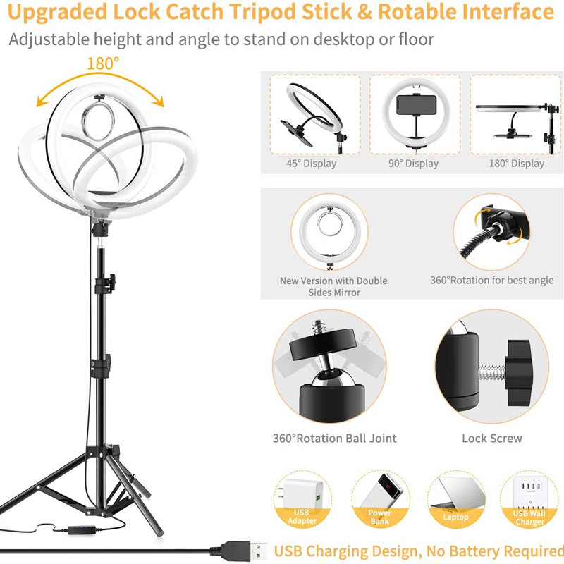 16/26/33cm 셀카 링 라이트 사진 촬영 조명 L - Photography Lighting Tool 리뷰 및 가격