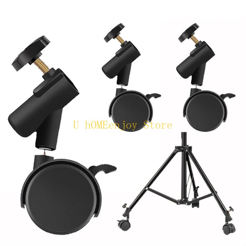 B0KF 3pcs 사진 조명 스탠드 캐스터 브레이크 기 - Photography Using Lighting 리뷰 및 가격