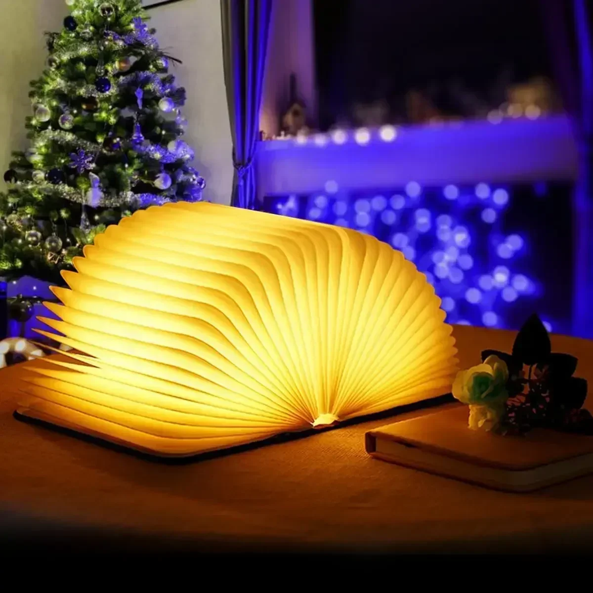 3D 책 빛 접는 나무 크리 에이 티브 LED 밤 빛  - Photography Lighting Book 리뷰 및 가격