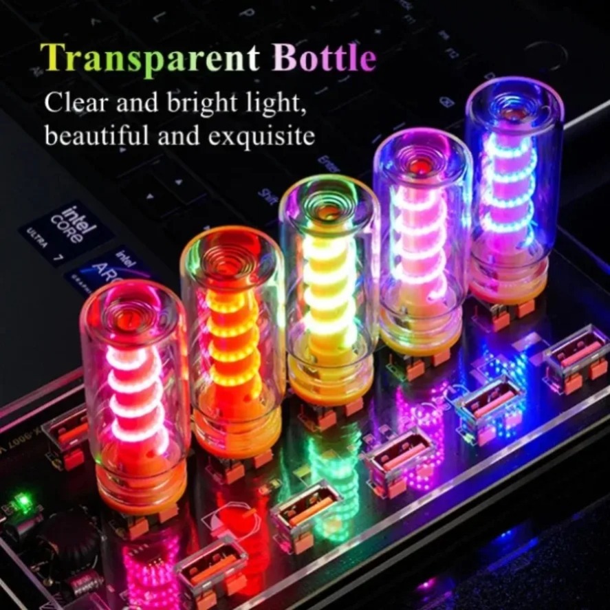 5V USB LED 필라멘트 유리 북 라이트 7가지 색 - Photography Lighting Book 리뷰 및 가격