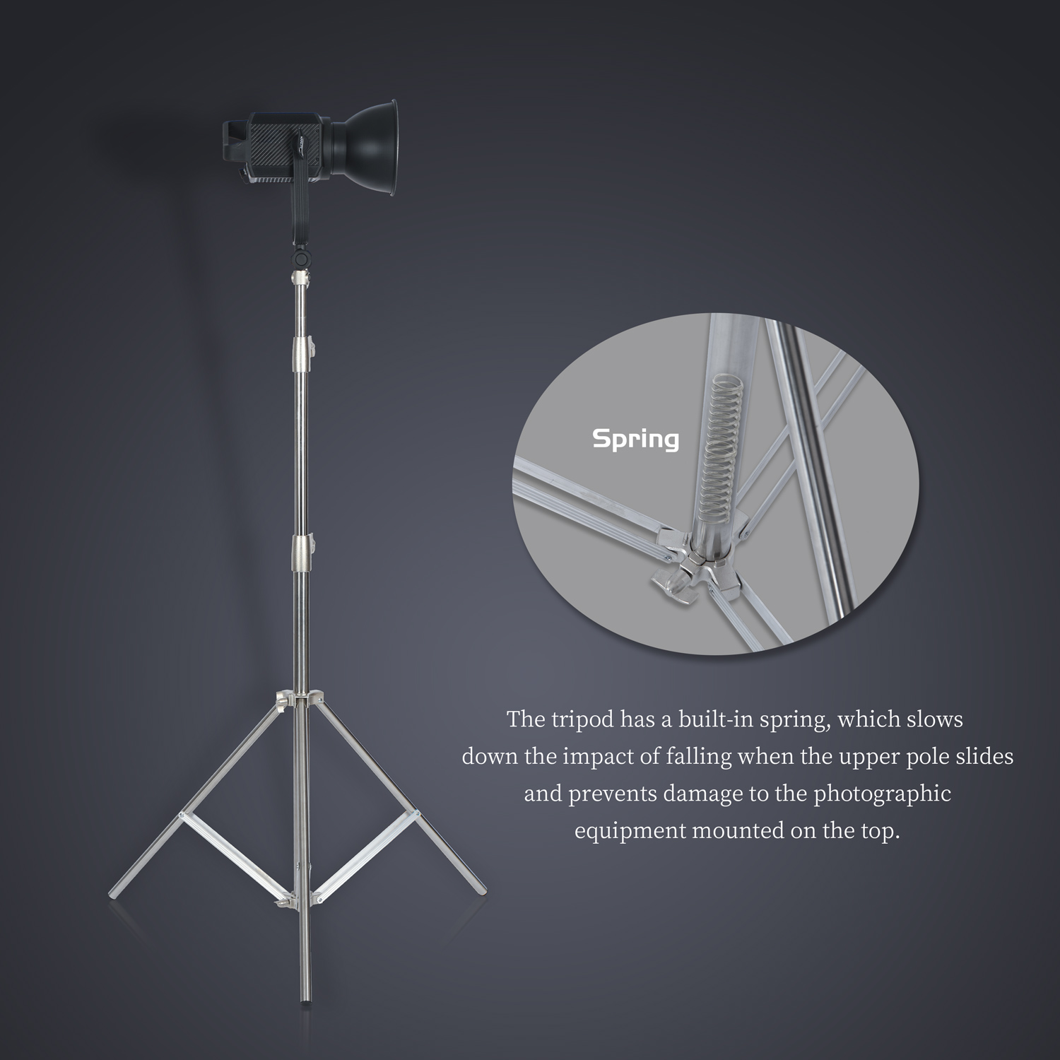 SH 2.8M 스테인레스 스틸 라이트 스탠드 헤비 듀티 - Photography Lighting Tool 리뷰 및 가격
