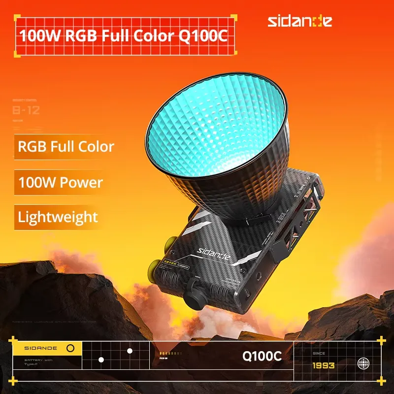 시단데 Q100C Q100Lite 광학 100W 고출력 - Lighting In Photography 리뷰 및 가격