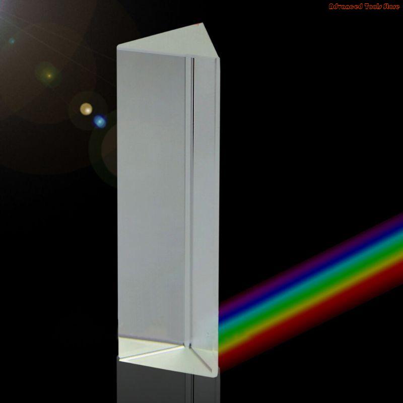 W91B의 10CM 광학 유리 삼중 삼각 프리즘 물리학 - Lighting Glass Photography 리뷰 및 가격