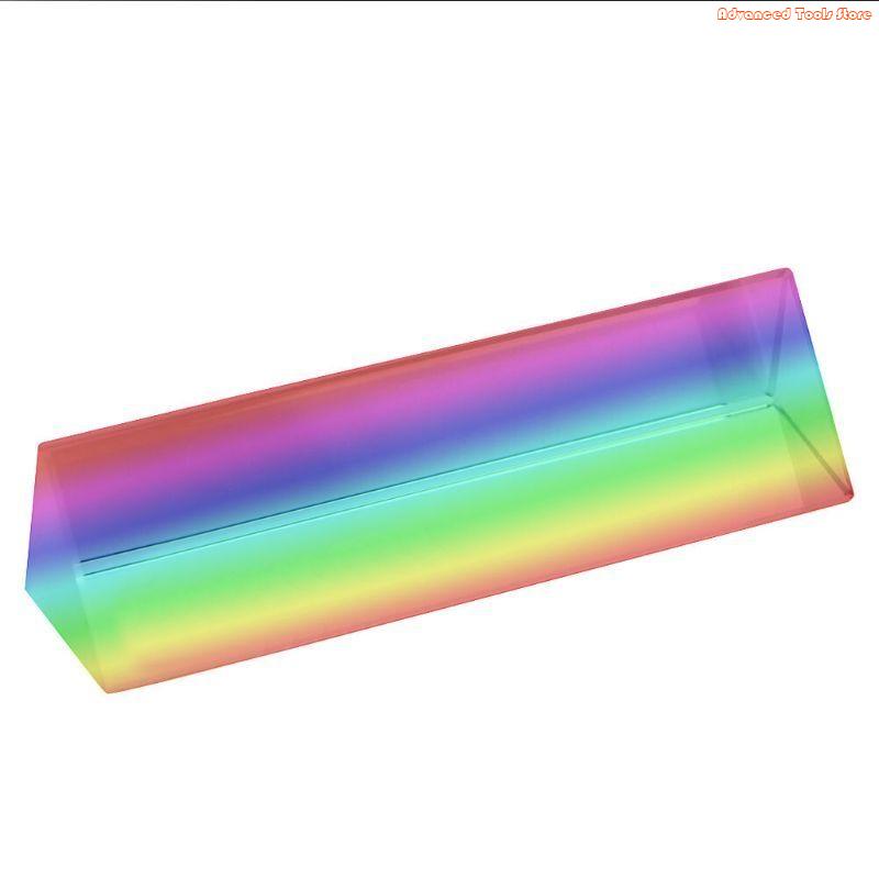 W91B의 10CM 광학 유리 삼중 삼각 프리즘 물리학 - Lighting Glass Photography 리뷰 및 가격