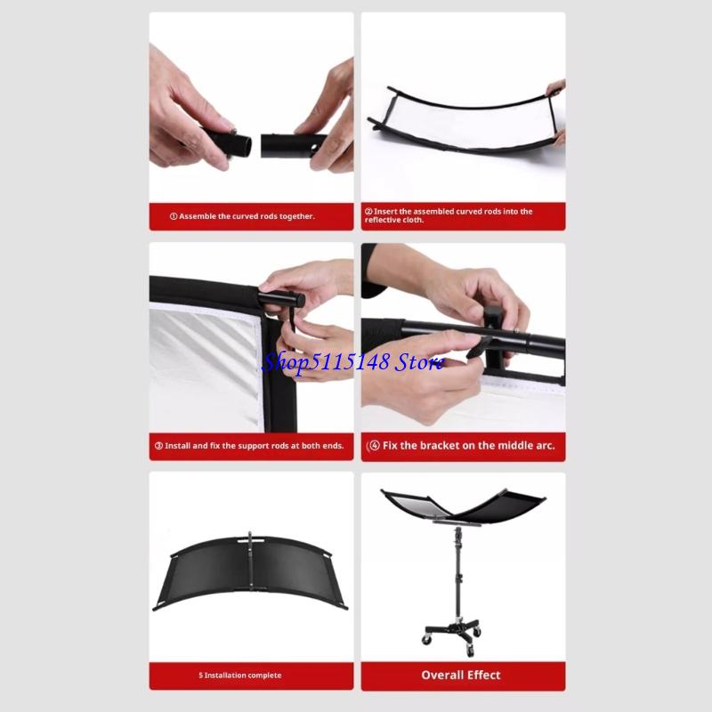 F3MA 금속 프레임이 있는 컴팩트 곡선 사진 반사경  - Photography Lighting Tool 리뷰 및 가격