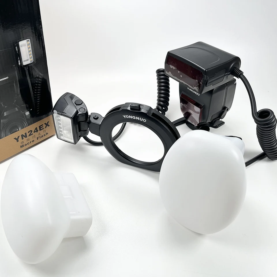Yongnuo YN24EX 듀얼 헤드 플래시 접착제와  - Photography Lighting Diy 리뷰 및 가격