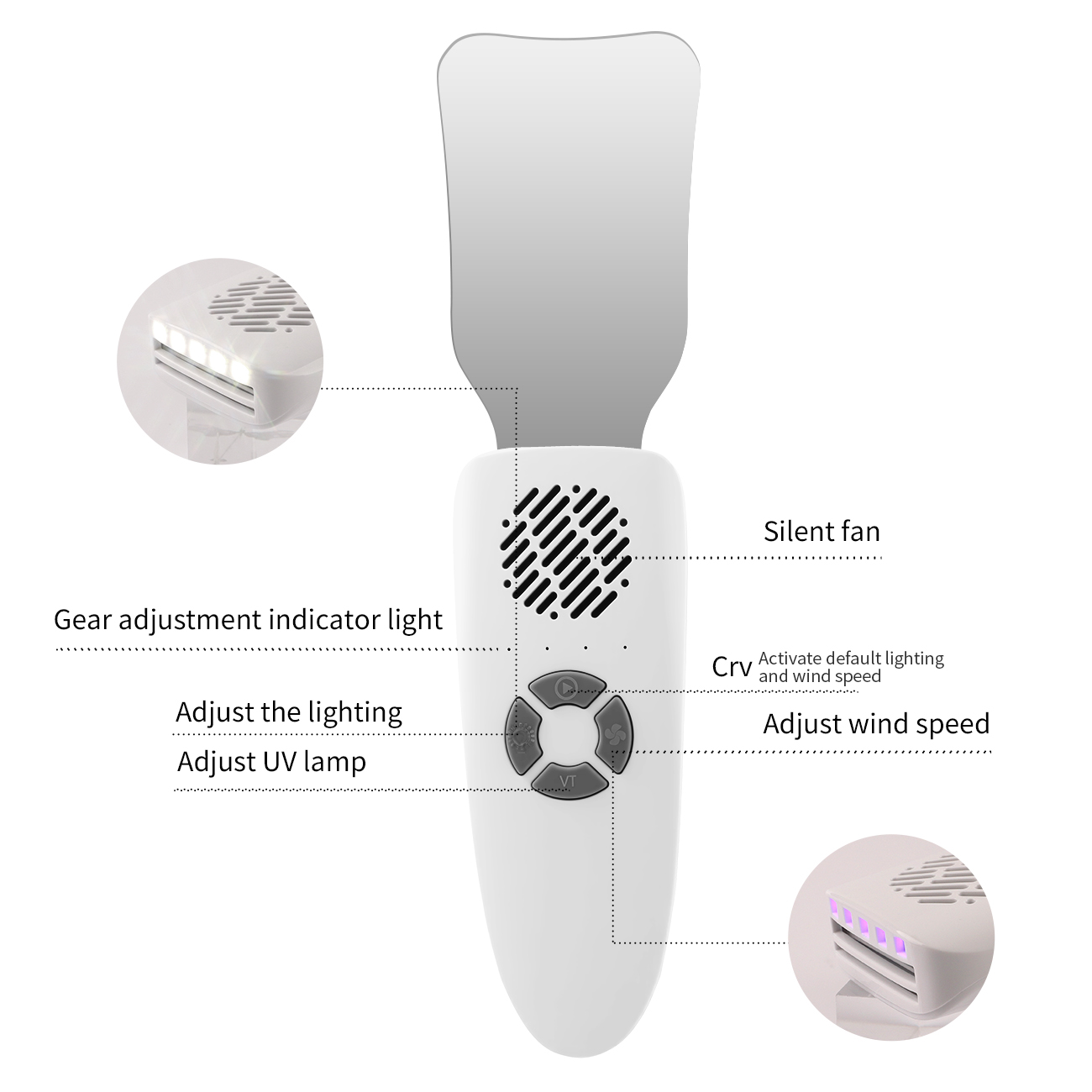 치과용 김서림 방지 거울 키트 LED 조명 거울 구강  - Lighting In Photography 리뷰 및 가격