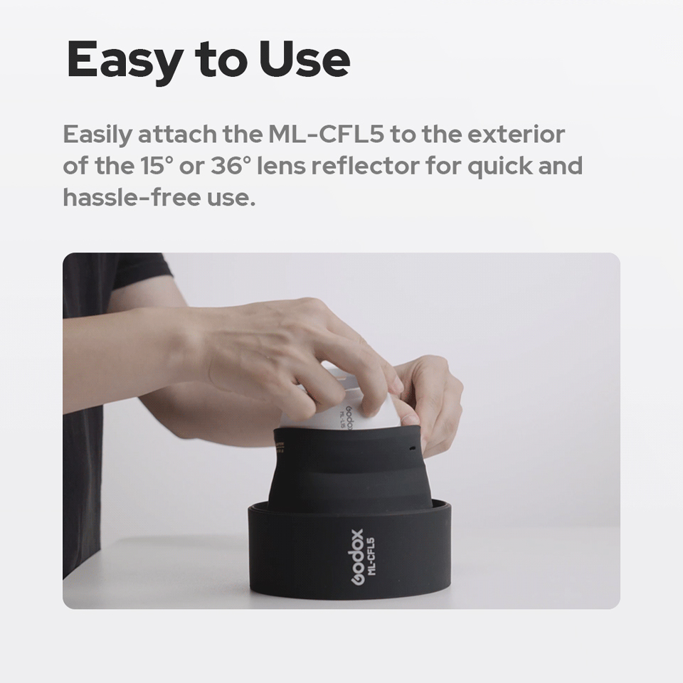 Godox ML-CFL5 접이식 프레넬 렌즈 부착물 사 - Fresnel Lens Attachment 리뷰 및 가격
