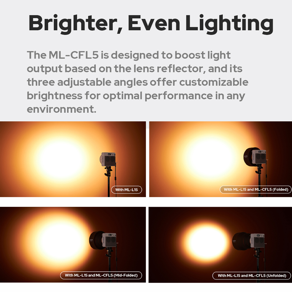 Godox ML-CFL5 접이식 프레넬 렌즈 부착물 사 - Fresnel Lens Attachment 리뷰 및 가격