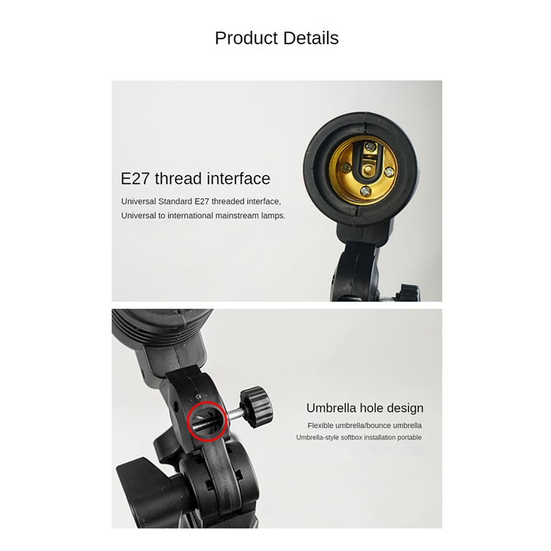 라이트 램프 사진 스튜디오 E27 AC 소켓 사진 촬영 - Lighting In Photography 리뷰 및 가격