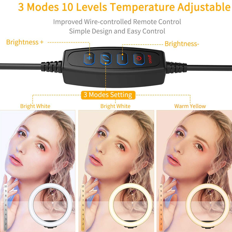 비디오 라이트 16/26/33cm 셀카 링 LED 라이 - Photography Lighting Tool 리뷰 및 가격