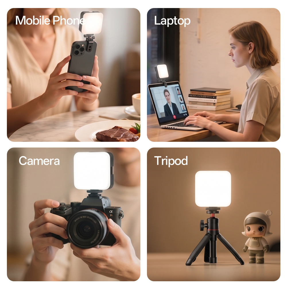 휴대용 미니 포켓 LED 조명 클립형 스마트폰 조절 가 - Quality Photography Lighting 리뷰 및 가격