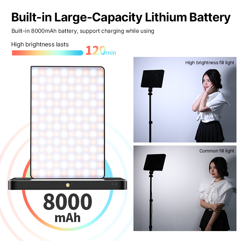 Ulanzi LT003 15W RGB 비디오 라이트 풀 - Photography Lighting Styles 리뷰 및 가격