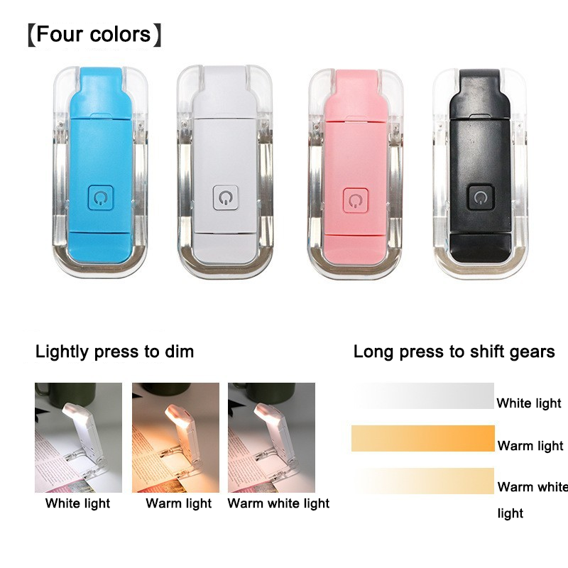 USB 충전식 LED 책 빛 휴대용 클립 책상 조명 5 - Photography Lighting Book 리뷰 및 가격