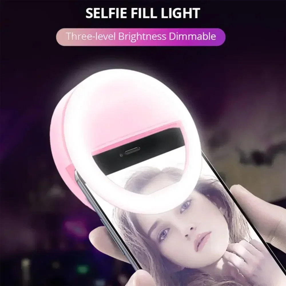 LED Selfie 링 라이트 휴대 전화 클립 온 램프 - Photography Lighting Tool 리뷰 및 가격