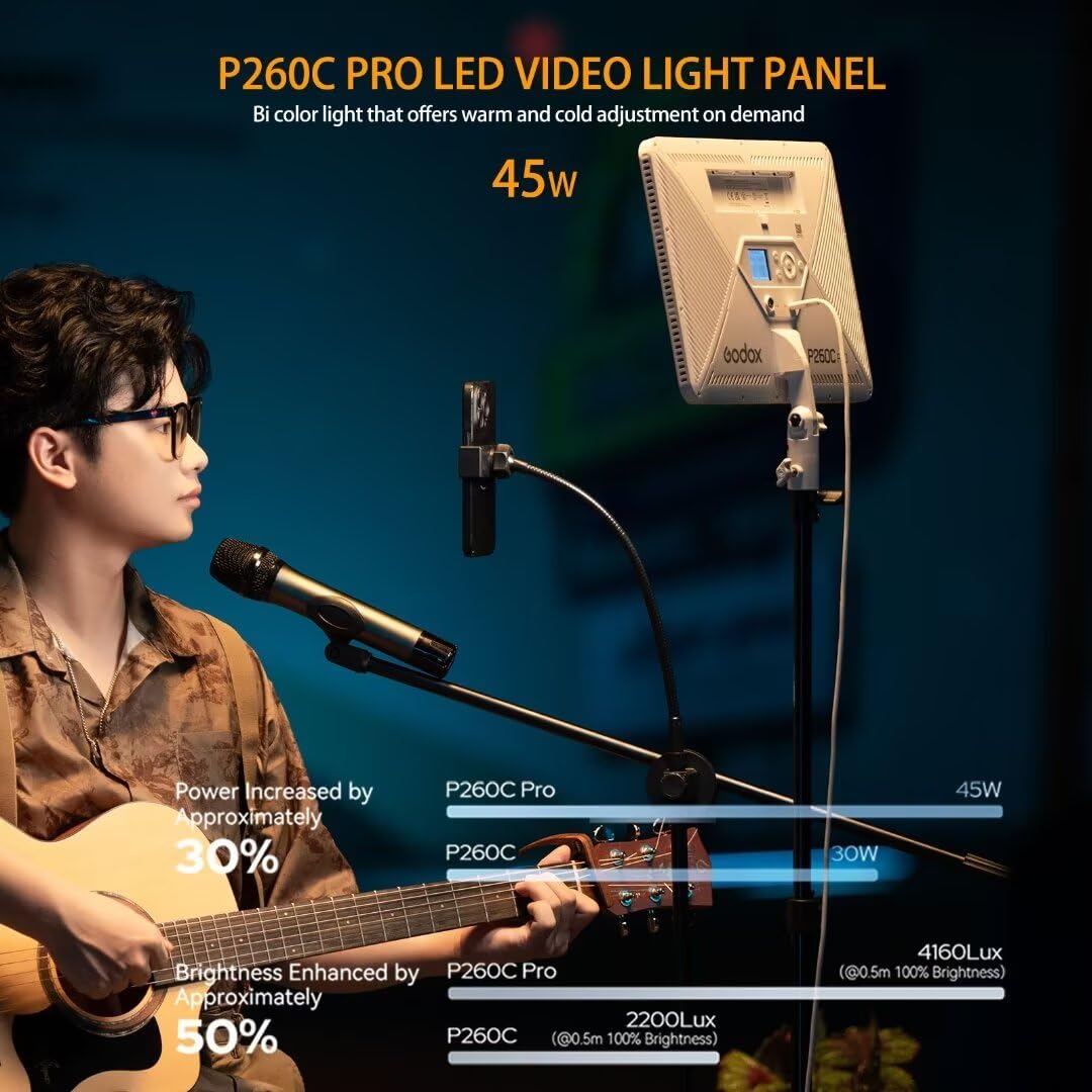 Godox P260C Pro LED 비디오 라이트 패널 - Photography Lighting Styles 리뷰 및 가격