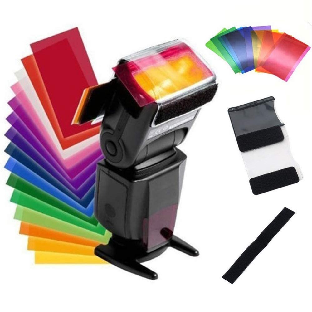 12색 카메라 플래시 젤 조명 필터 키트, 스피드라이트 - Photography Lighting For Products 리뷰 및 가격