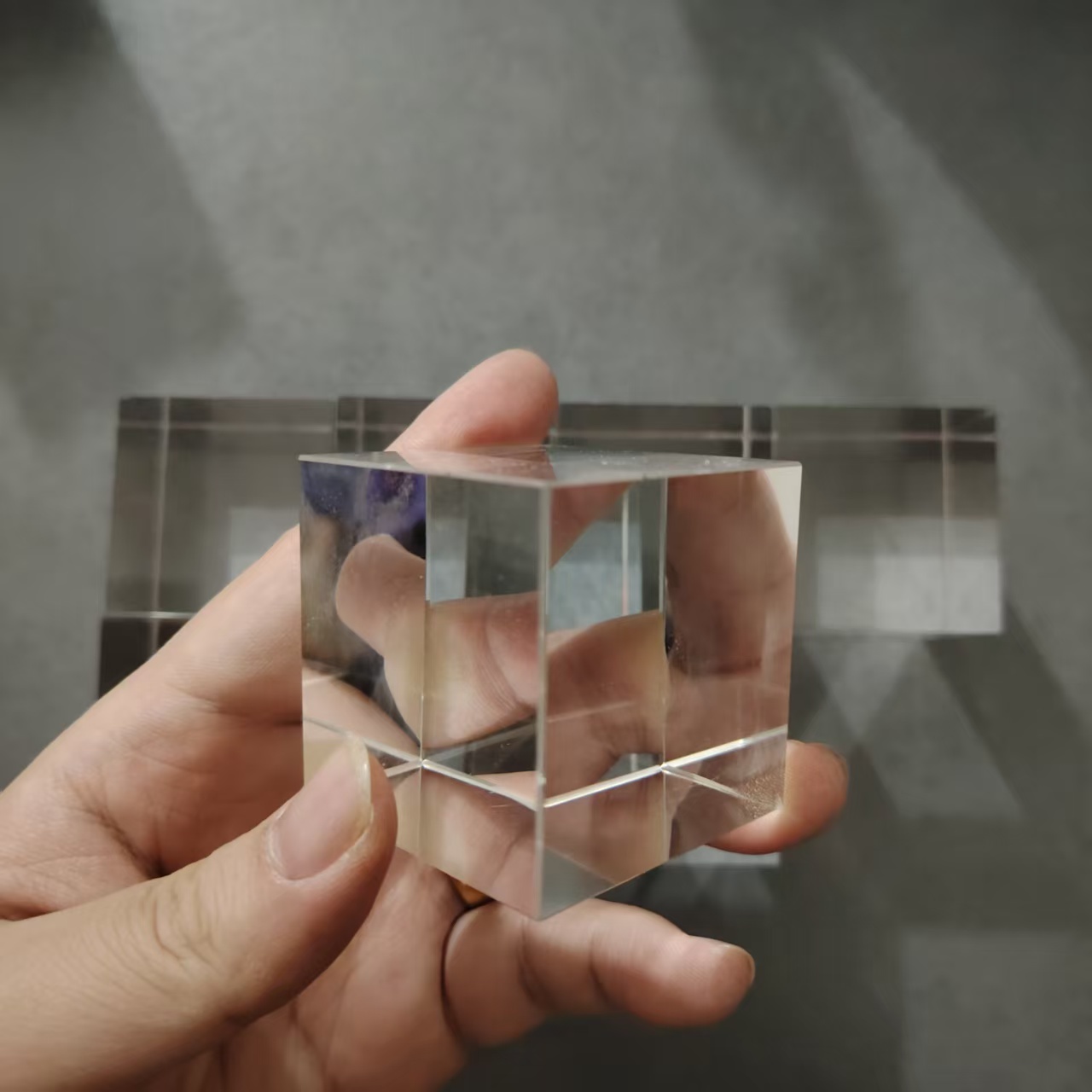 2 Pcs K9 유리 큐브 프리즘 직각 육면체 6개의  - Lighting Glass Photography 리뷰 및 가격