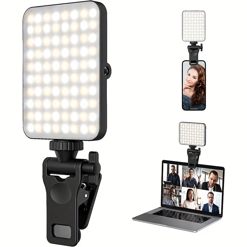 1개 충전식 자기 LED 셀카 조명, 3가지 모드 밝기 - Quality Photography Lighting 리뷰 및 가격