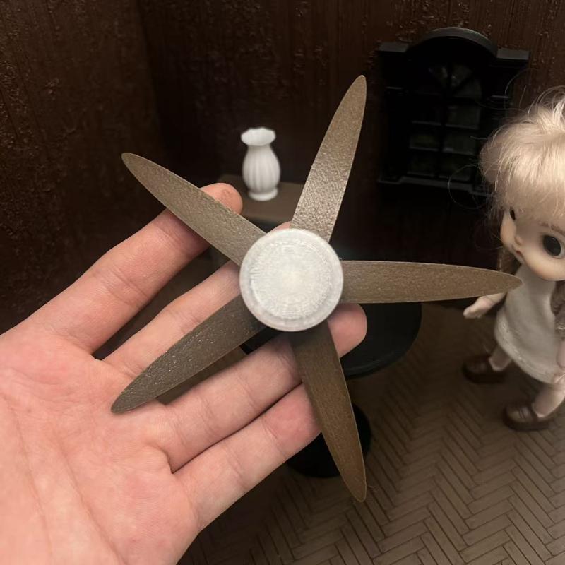 미니어처 천장 선풍기 LED 조명 포함 1/12 스케일 - Vintage Photography Lighting 리뷰 및 가격