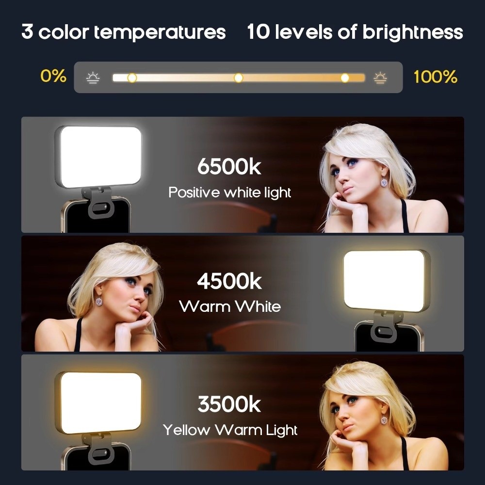 800/1000mAh LED 셀카 라이트 3가지 모드  - Photography Using Lighting 리뷰 및 가격