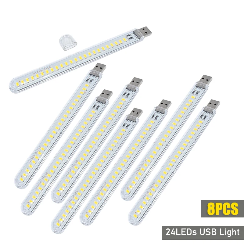 DC5V USB LED 빛 24LED 8LED 휴대용  - Photography Lighting Book 리뷰 및 가격