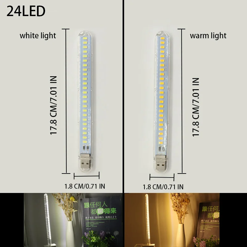 DC5V USB LED 빛 24LED 8LED 휴대용  - Photography Lighting Book 리뷰 및 가격