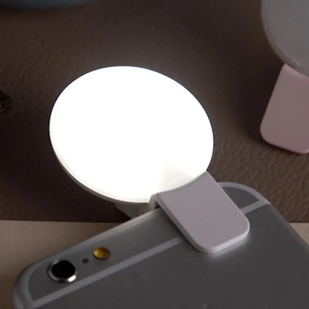 휴대 전화 LED Selfie 링 라이트 휴대용 미니  - Photography Lighting Tool 리뷰 및 가격